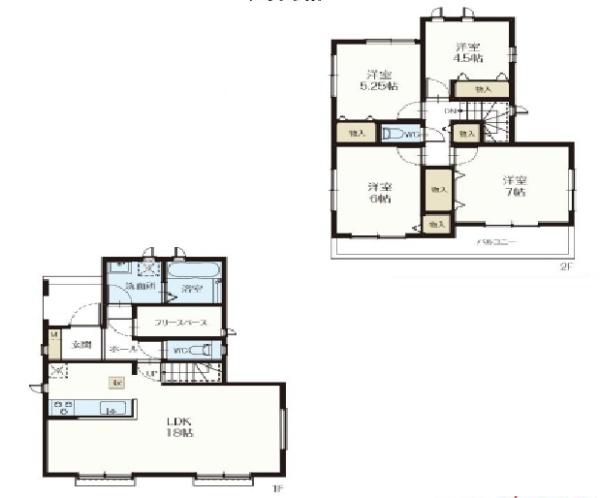 東久留米市前沢5丁目　全2棟　A号棟　新築一戸建
