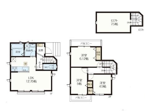 東久留米市小山1丁目　全2棟　B号棟　新築一戸建