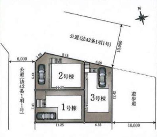 東久留米市前沢4丁目　全3棟　1号棟　新築一戸建