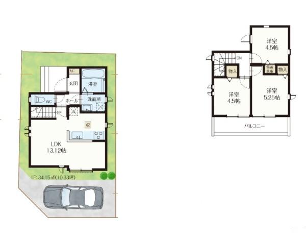 東久留米市小山4丁目 全1棟 新築一戸建