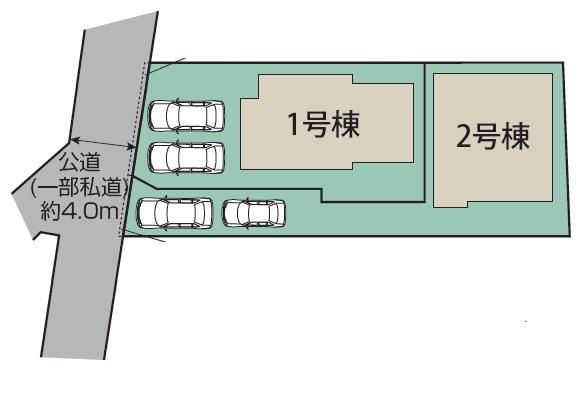 東久留米市下里1丁目　全2棟　2号棟　新築一戸建