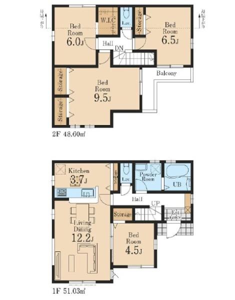 東久留米市中央町6丁目　全4棟　2号棟　新築一戸建