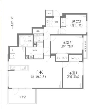 リーベスト勝田台・エルベールの街A棟