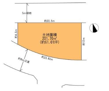 千葉市花見川区三角町の売土地