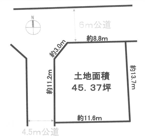 柏市西山１丁目の土地