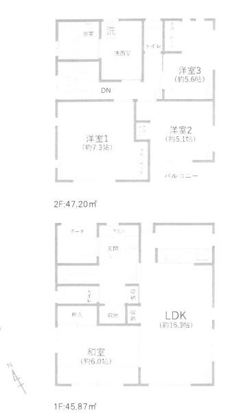千葉市稲毛区園生町の中古一戸建て