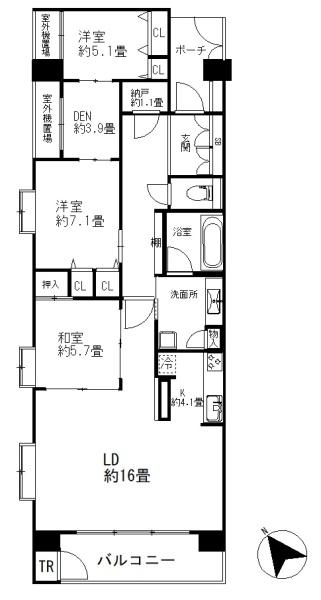 幕張ガーデンオアシス(間取り)