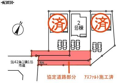 野田市親野井の新築一戸建(全体区画図)