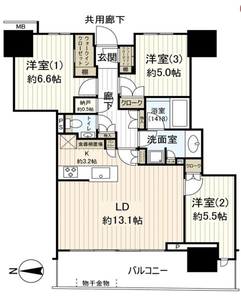 幕張ベイパーク　ライズゲートタワー12階・7280