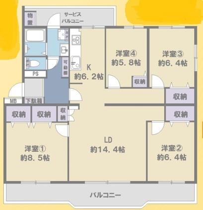 コープ野村志津７号棟