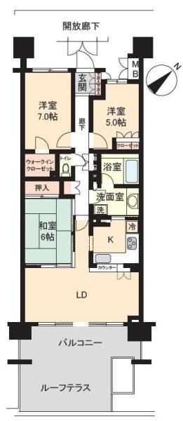 パークシティ検見川浜西の街