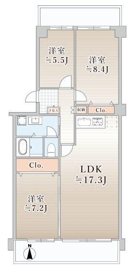 コープ野村南流山弐番街１号棟
