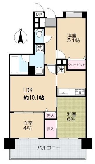 ライオンズマンション中野島
