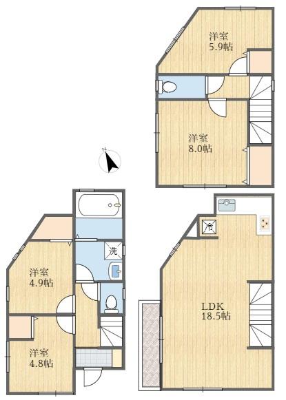 稲城市矢野口新築戸建A号棟