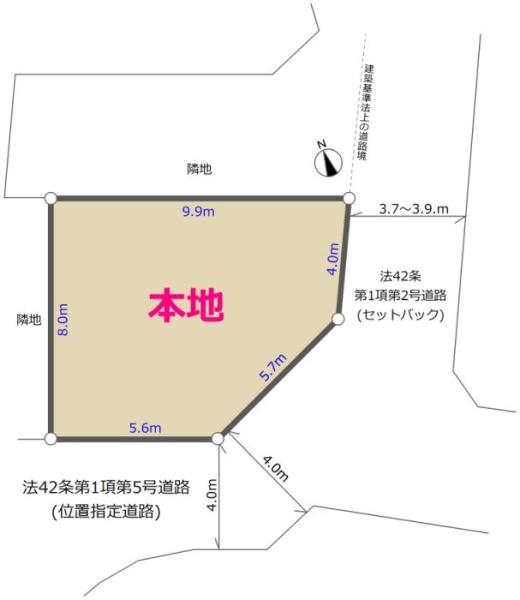 八王子市大和田町三丁目建築条件無し売地