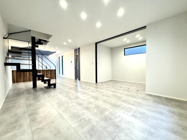 川崎市多摩区三田3丁目の新築一戸建(リビング)