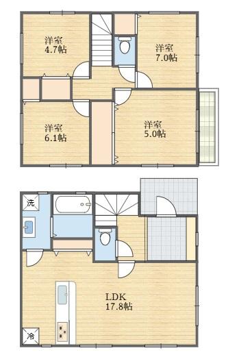 稲城市坂浜売地H区画