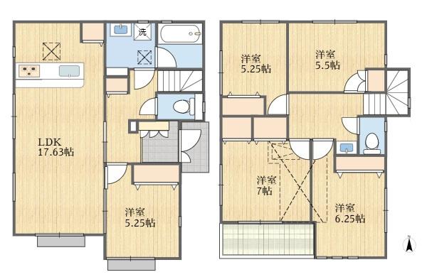 稲城市南山新築戸建１号棟
