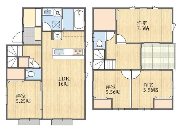 稲城市坂浜新築戸建１号棟