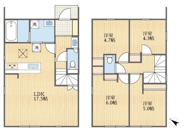稲城市東長沼新築戸建１号棟