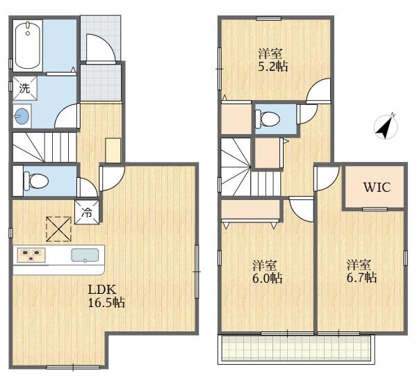 稲城市東長沼新築戸建２号棟