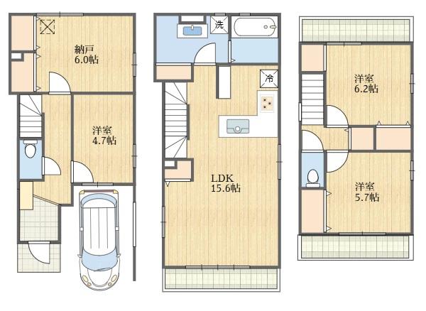 稲城市東長沼新築戸建２号棟