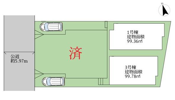 多摩市永山２丁目新築戸建１号棟