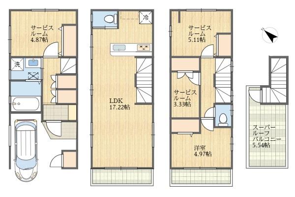 神奈川県川崎市多摩区菅馬場新築戸建２号棟