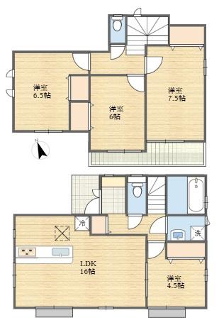 稲城市平尾1丁目新築戸建B号棟