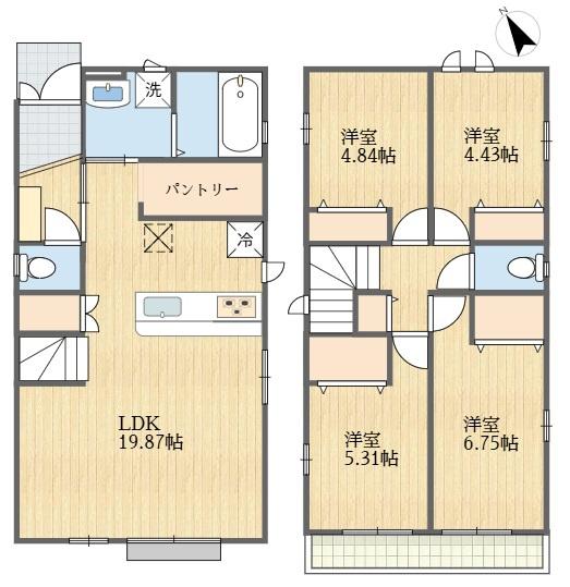 稲城市平尾1丁目新築戸建D号棟