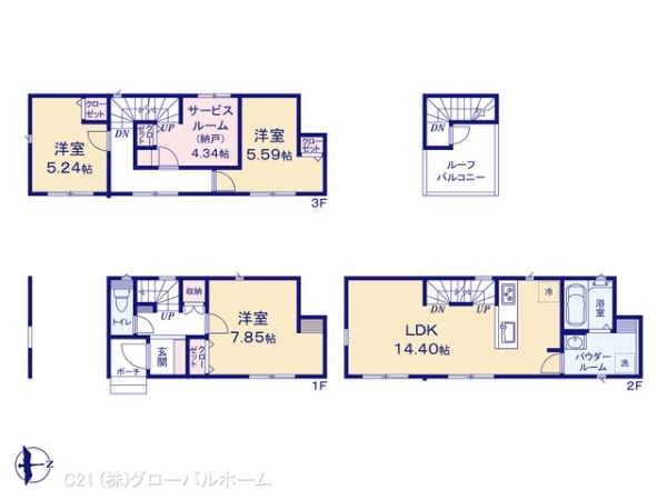 川崎市麻生区上麻生６丁目の新築一戸建