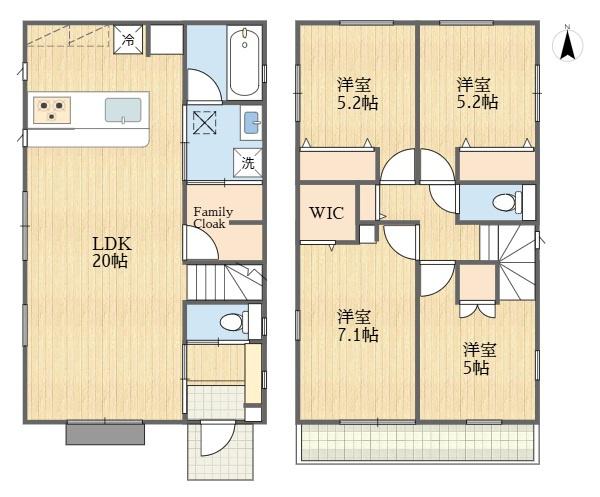 稲城市東長沼新築戸建２号棟