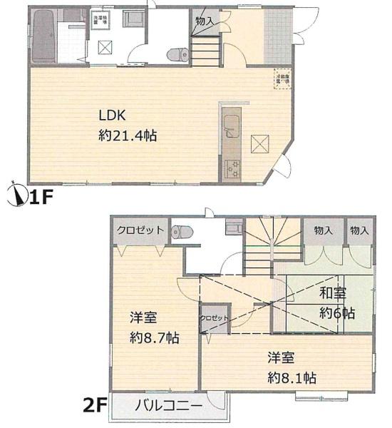 稲城市坂浜の中古一戸建て