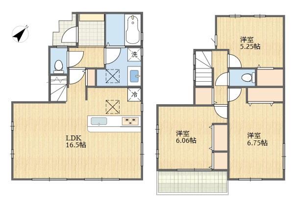 始発駅徒歩4分×全10棟の街並み、最終3邸！