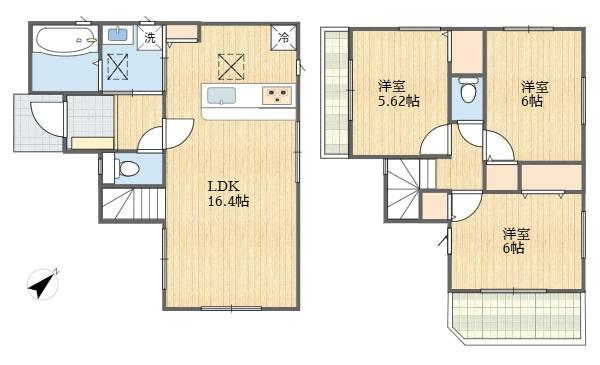 始発駅徒歩4分×全10棟の街並み、最終3邸！