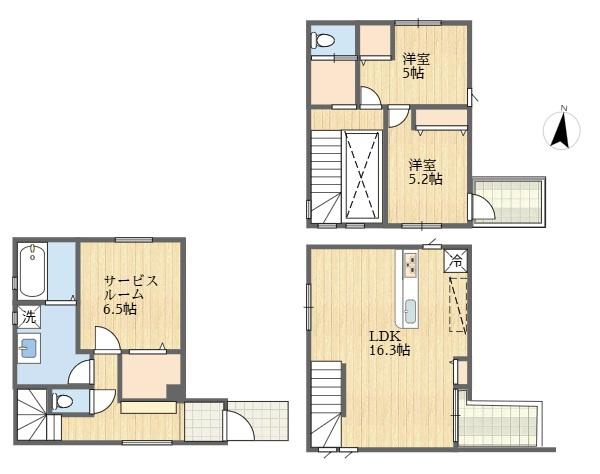 川崎市多摩区宿河原新築戸建Ｎｏ，２