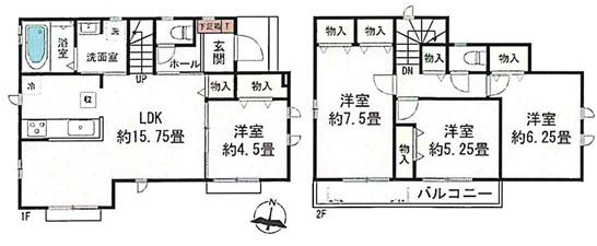 府中市日新町３丁目新築戸建Ｂ号棟