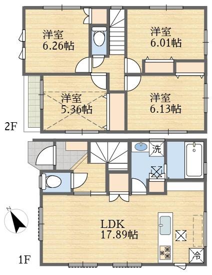 稲城市押立新築戸建４号棟