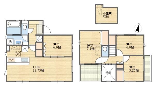 稲城市東長沼新築戸建２号棟