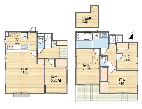 稲城市東長沼新築戸建４号棟
