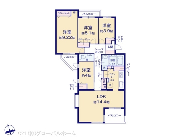 多摩川久地パークハイツ