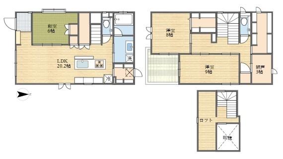 稲城市百村中古戸建