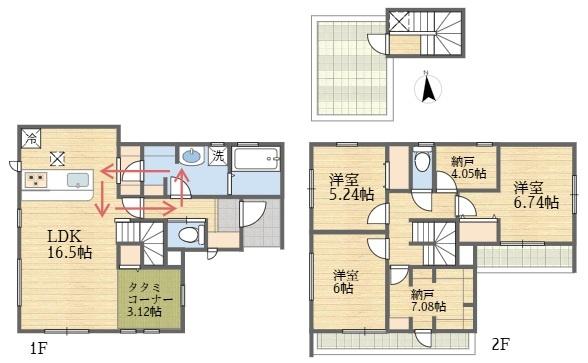 稲城市矢野口新築戸建2号棟