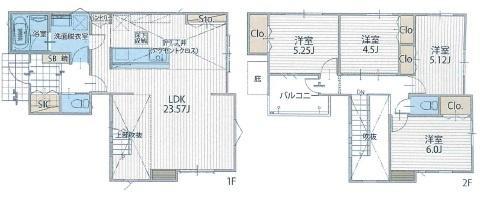 稲城市平尾４丁目新築戸建１２号棟