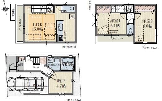 川崎市多摩区宿河原新築戸建C号棟
