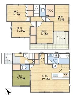 稲城市平尾4丁目新築戸建１号棟