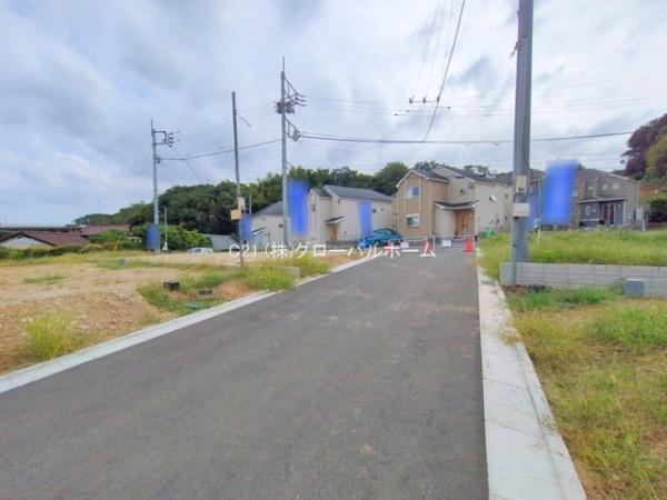 稲城市若葉台1丁目の土地(前面道路含む現地写真)