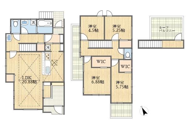 稲城市矢野口新築戸建1号棟