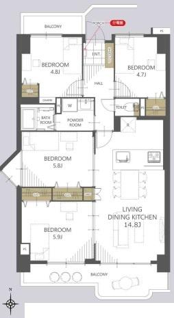 新ゆりグリーンタウンポプラ街区２号棟