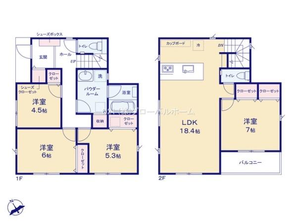 稲城市押立新築戸建３号棟